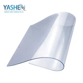 Talha de mesa macia transparente de PVC de cristal