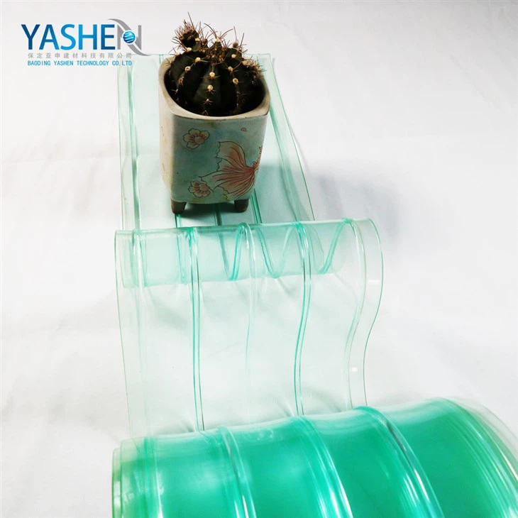PVC Door Curtain With Ribbed Anti-static